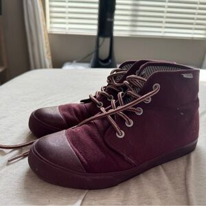 Bangs shoes burgundy/maroon high tops
